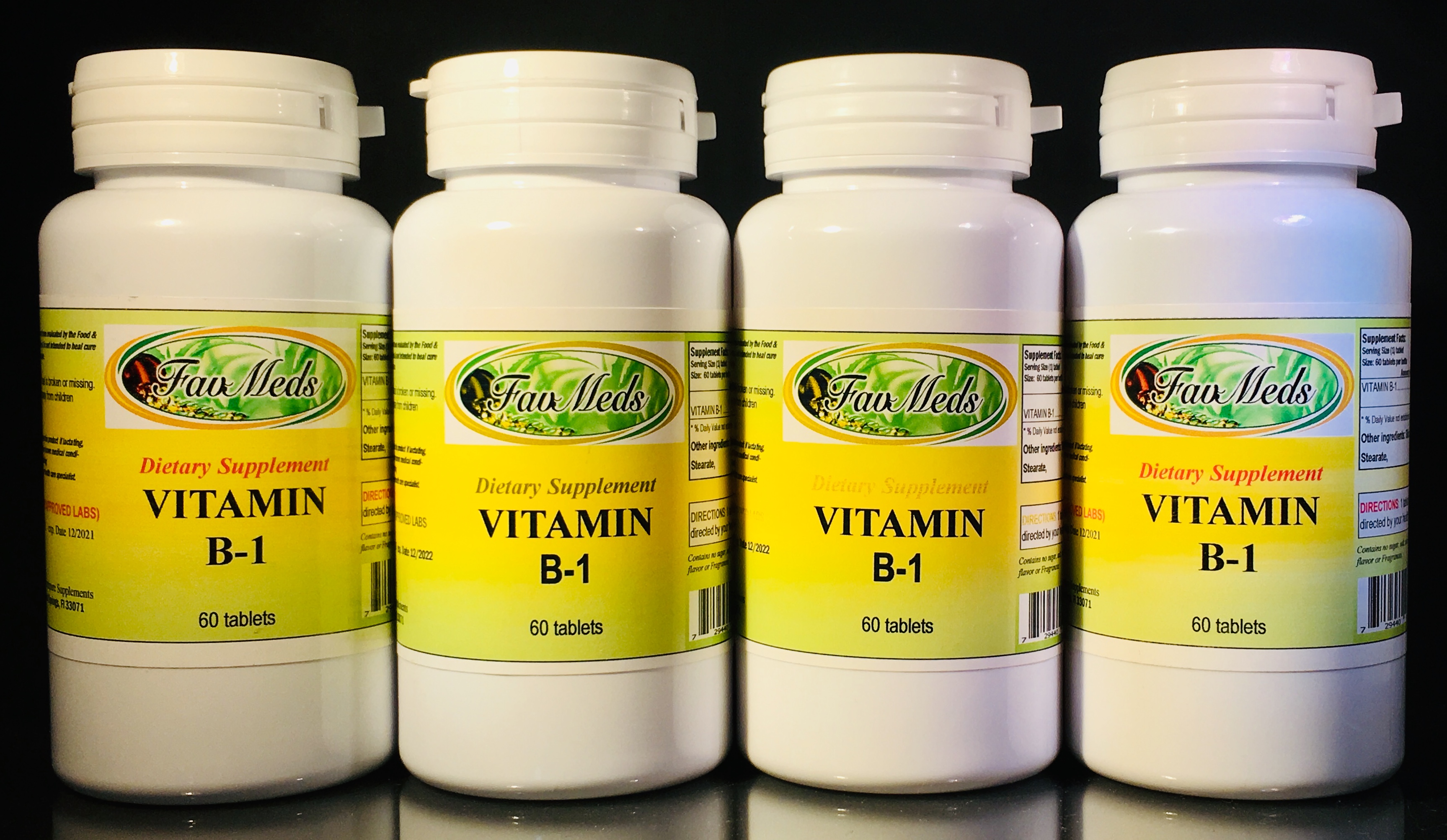 Vitamin B1 - 240 (4x60) tablets